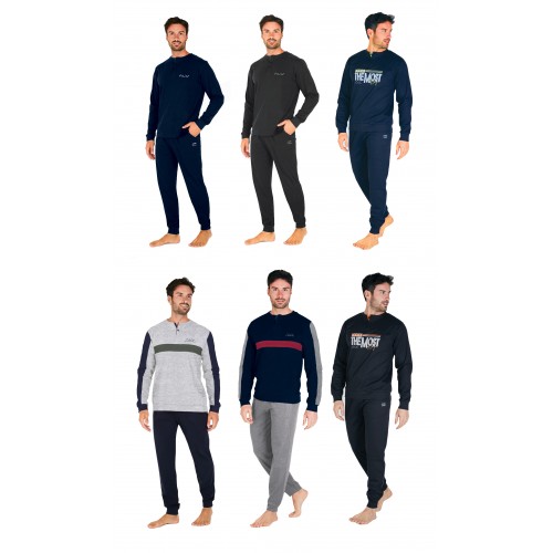 PIGIAMA LUNGO DA UOMO ALVIERO MARTINI IN COTONE VARI COLORI E TAGLIE PIGIAMA LUNGO DA UOMO ALVIERO MARTINI IN COTONE VARI COLORI E TAGLIE